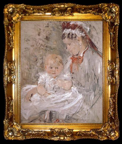 framed  Berthe Morisot Juliy and biddy, ta009-2